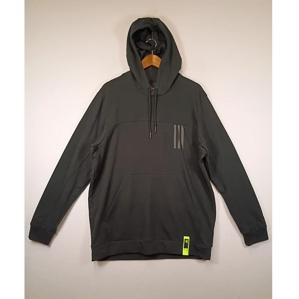 Athleisure Adidas Mens Large Black M PG LTE PO Pullover Hooded Sweatshirt GR0443
